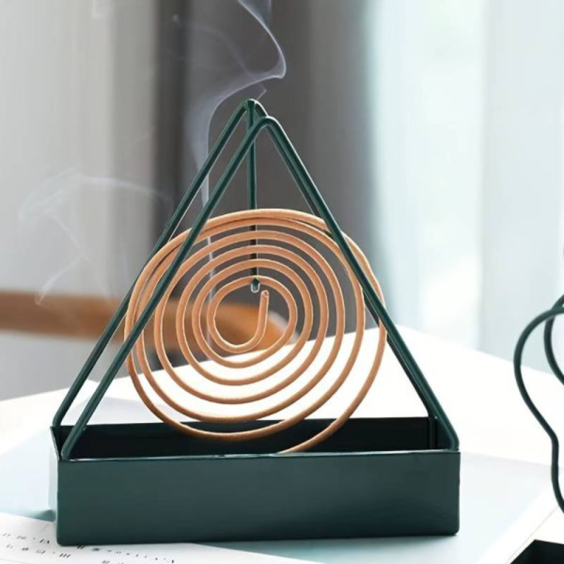 1pc Simple Triangle-shaped Iron Mosquito Coil Holder Main Image